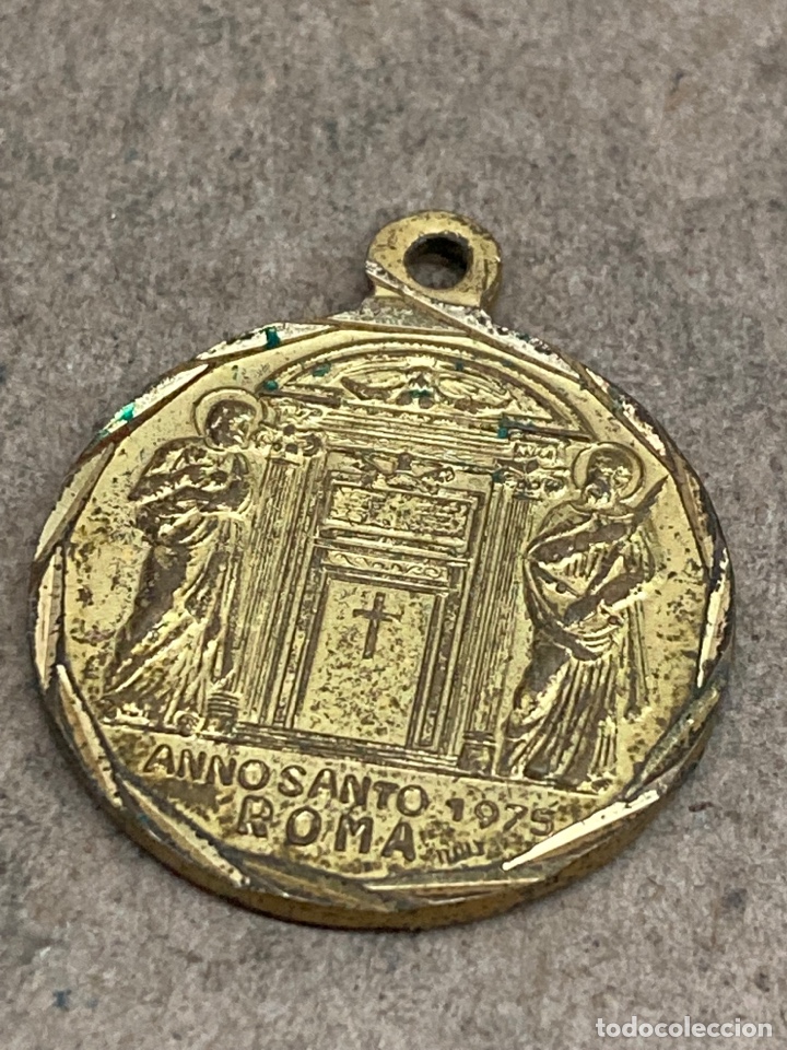 Antig&uuml;edades: Medalla de bronce religioso - Foto 2
