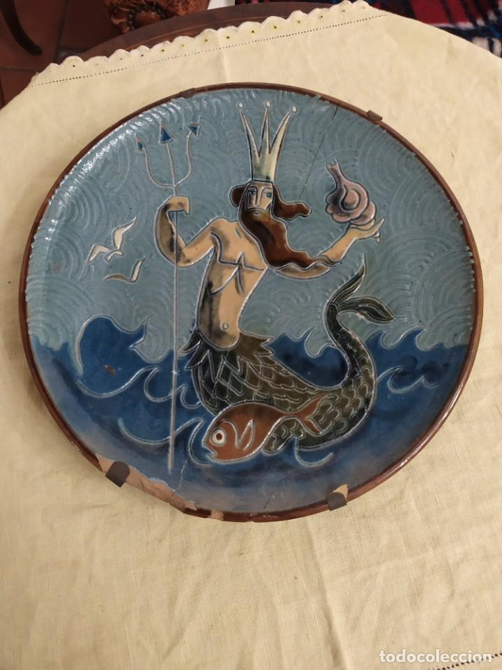 Antig&uuml;edades: PLATO DE CER&Aacute;MICA DE LA BISBAL - Foto 1