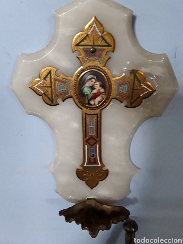 Antig&uuml;edades: Benditera , Virgen de la silla - Foto 4