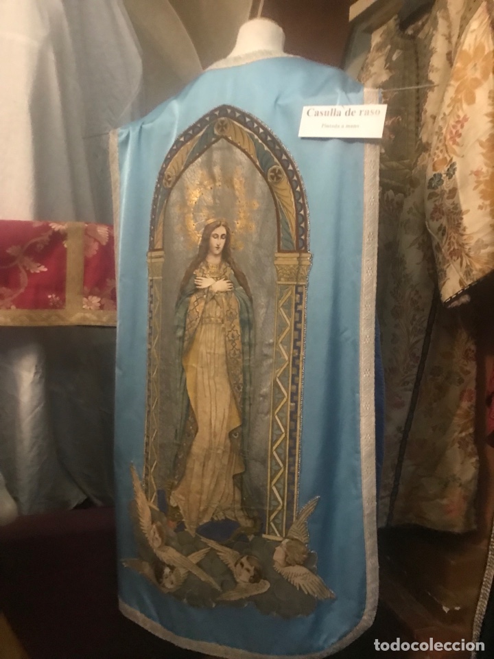 Antig&uuml;edades: Casulla pintada - Foto 1