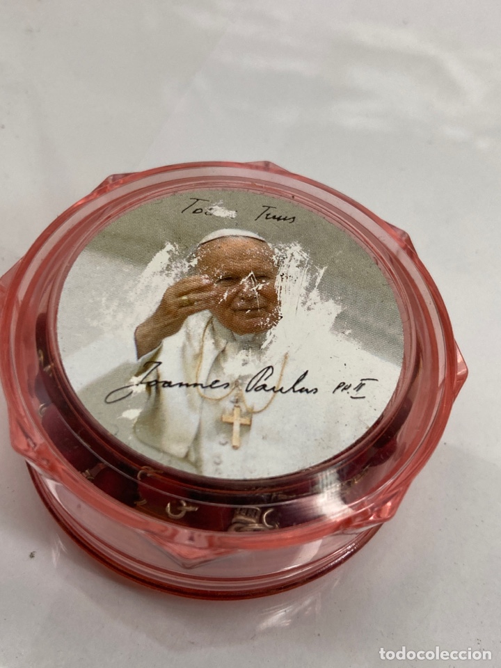 Antig&uuml;edades: Rosario de madera y perfume de rosas - Foto 2