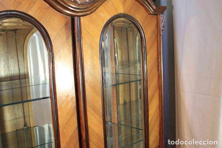 Antig&uuml;edades: ARMARIO VITRINA COPETE - Foto 7