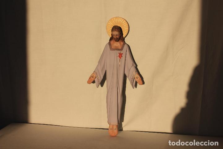 Antig&uuml;edades: CRISTO ESCAYOLA POLICROMADO - Foto 1