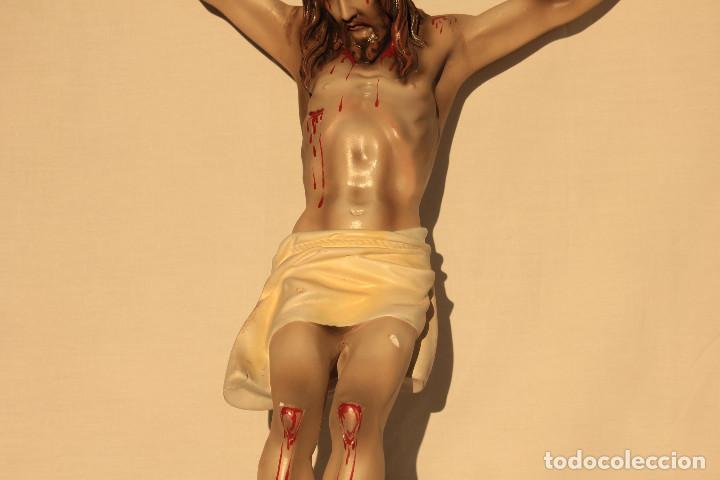 Antig&uuml;edades: CRISTO CRUCIFICADO ESCAYOLA MATE A - Foto 4