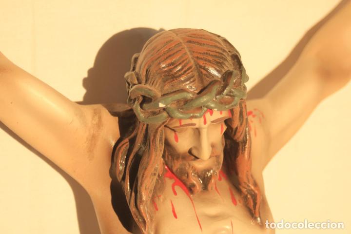 Antig&uuml;edades: CRISTO CRUCIFICADO ESCAYOLA MATE A - Foto 8