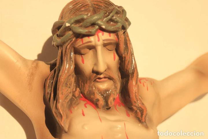 Antig&uuml;edades: CRISTO CRUCIFICADO ESCAYOLA MATE A - Foto 9