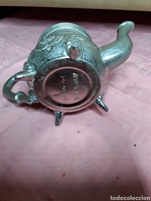 Antig&uuml;edades: Tetera plateada - Foto 2