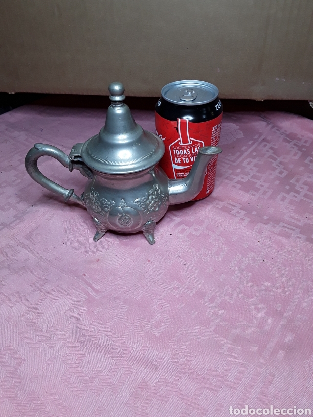 Antig&uuml;edades: Tetera plateada - Foto 4