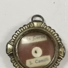 Antigüedades: JOY-1875. RELICARIO DE S.CAMILLI EX CORDE.. Lote 314522608