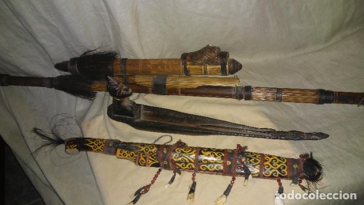 Antig&uuml;edades: ANTIGUAS ARMAS AFRICANAS - BELLAMENTE DECORADAS. - Foto 2