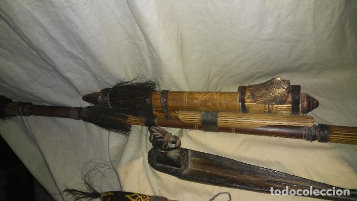 Antig&uuml;edades: ANTIGUAS ARMAS AFRICANAS - BELLAMENTE DECORADAS. - Foto 3