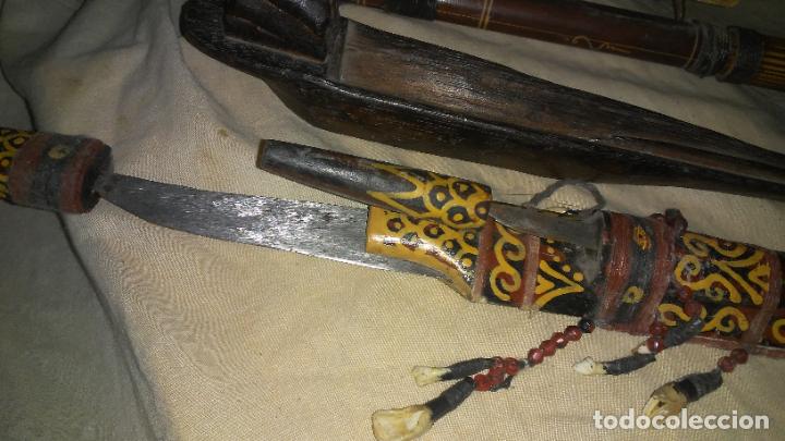 Antig&uuml;edades: ANTIGUAS ARMAS AFRICANAS - BELLAMENTE DECORADAS. - Foto 9
