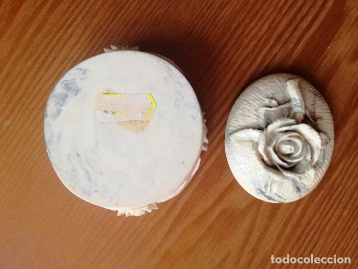 Antig&uuml;edades: Caja joyero te marmolina - Foto 8