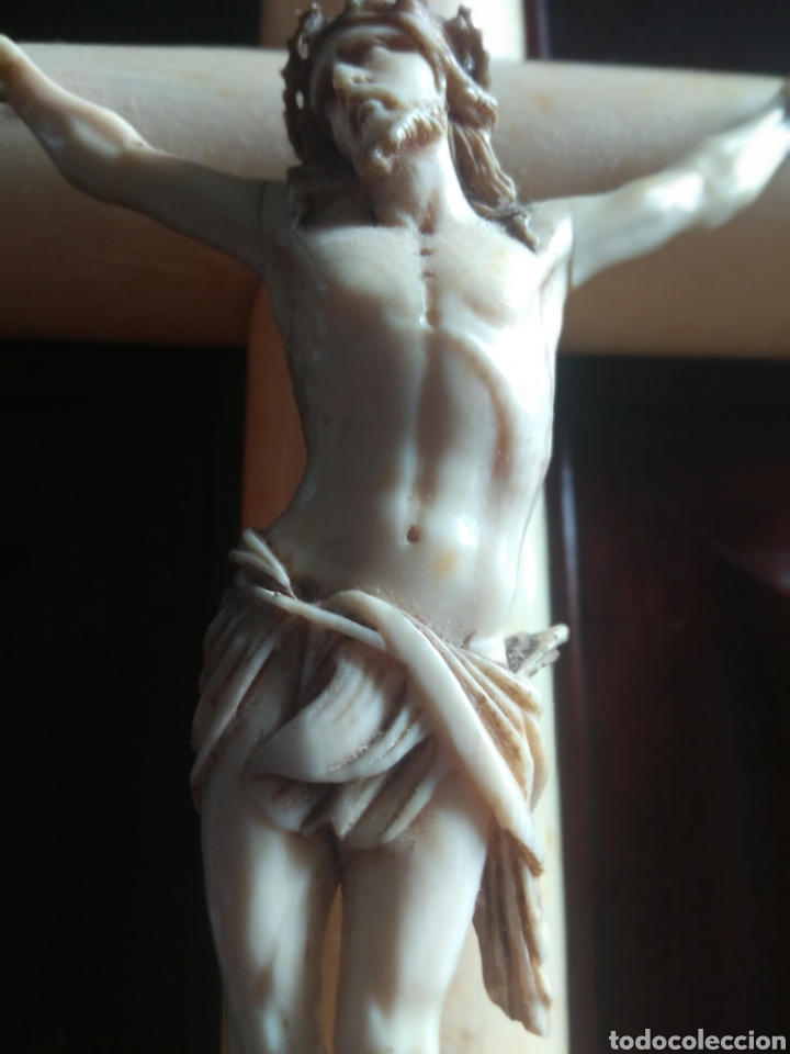 Antig&uuml;edades: Crucifijo de marfil - Foto 4