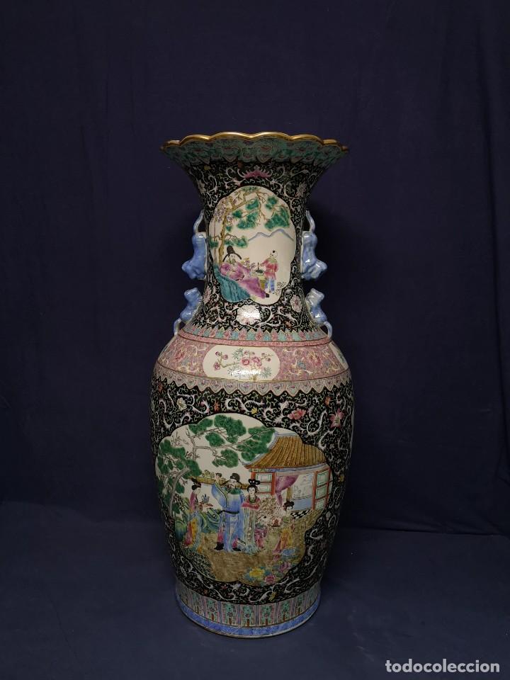 Antig&uuml;edades: GRAN JARRON CHINO EN PORCELANA - Foto 1