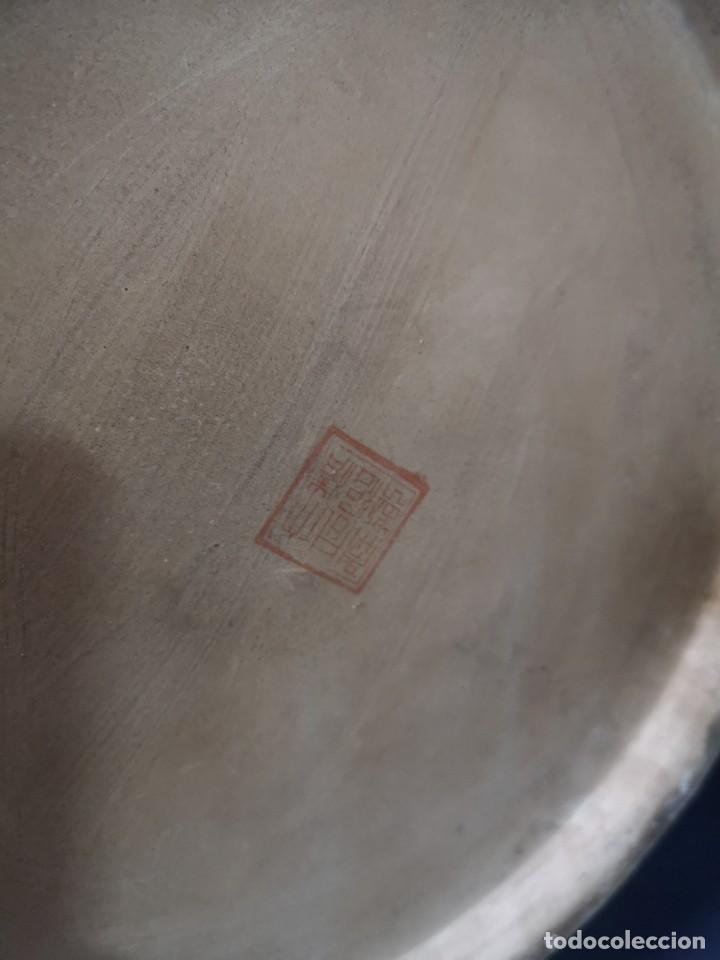 Antig&uuml;edades: GRAN JARRON CHINO EN PORCELANA - Foto 25