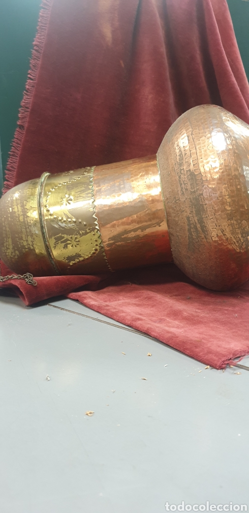 Antig&uuml;edades: Gran chocolatera de Cobre 30cm alto - Foto 2