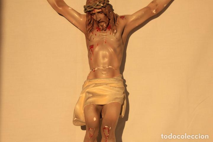 Antig&uuml;edades: CRISTO CRUCIFICADO ESCAYOLA MATE C - Foto 3