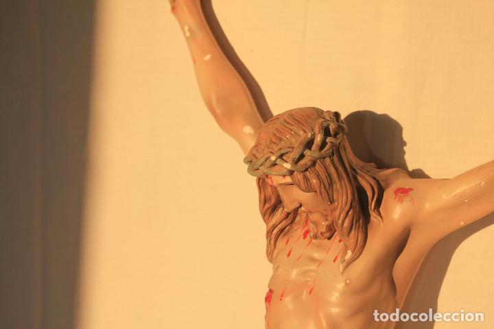 Antig&uuml;edades: CRISTO CRUCIFICADO ESCAYOLA MATE C - Foto 8