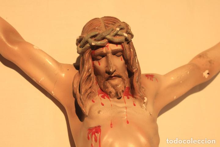 Antig&uuml;edades: CRISTO CRUCIFICADO ESCAYOLA MATE C - Foto 12