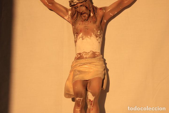 Antig&uuml;edades: CRISTO CRUCIFICADO ESCAYOLA MATE D - Foto 3