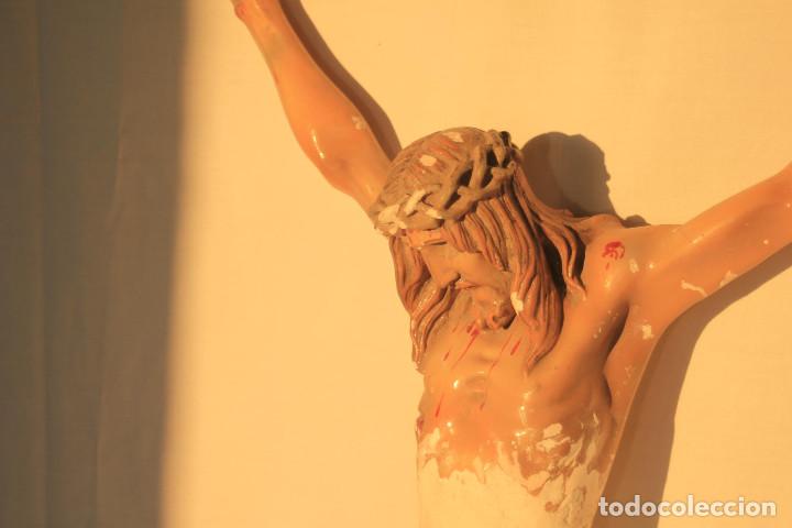 Antig&uuml;edades: CRISTO CRUCIFICADO ESCAYOLA MATE D - Foto 13