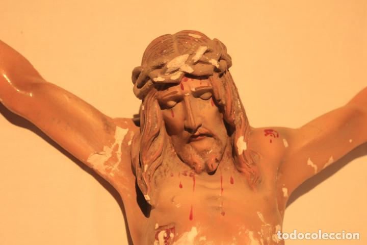 Antig&uuml;edades: CRISTO CRUCIFICADO ESCAYOLA MATE D - Foto 14
