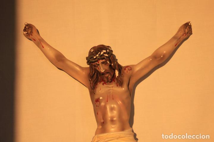 Antig&uuml;edades: CRISTO CRUCIFICADO ESCAYOLA MATE E - Foto 2