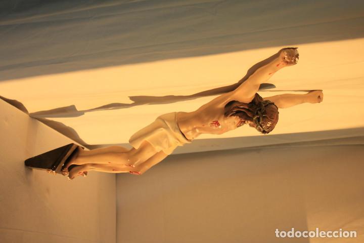 Antig&uuml;edades: CRISTO CRUCIFICADO ESCAYOLA MATE E - Foto 5