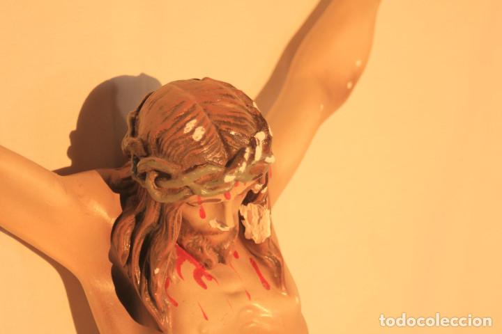 Antig&uuml;edades: CRISTO CRUCIFICADO ESCAYOLA MATE E - Foto 7