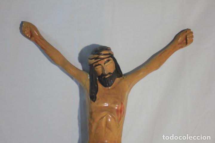 Antig&uuml;edades: CRISTO CRUCIFICADO MADERA 1 - Foto 2