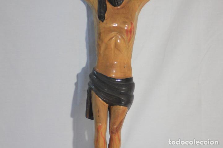 Antig&uuml;edades: CRISTO CRUCIFICADO MADERA 1 - Foto 3
