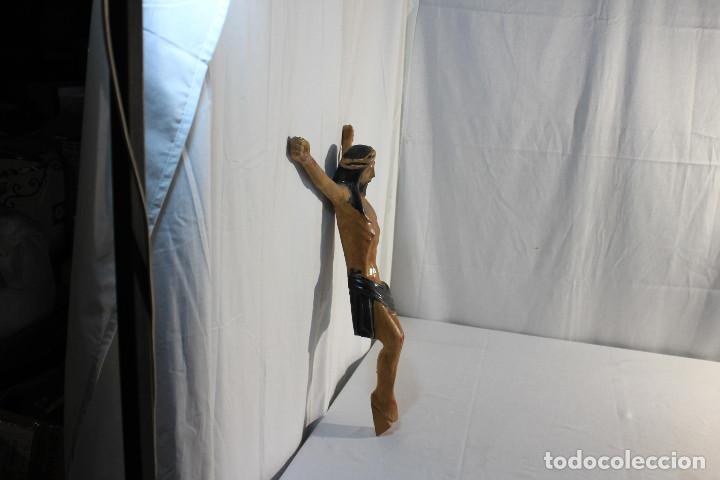 Antig&uuml;edades: CRISTO CRUCIFICADO MADERA CALZON NEGRO - Foto 6