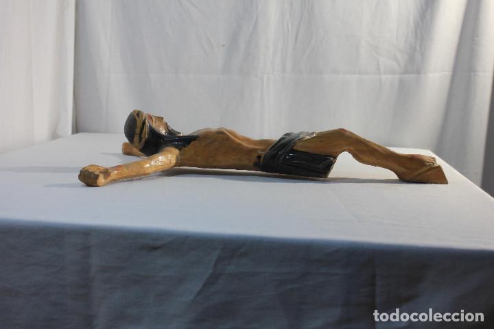 Antig&uuml;edades: CRISTO CRUCIFICADO MADERA CALZON NEGRO - Foto 7