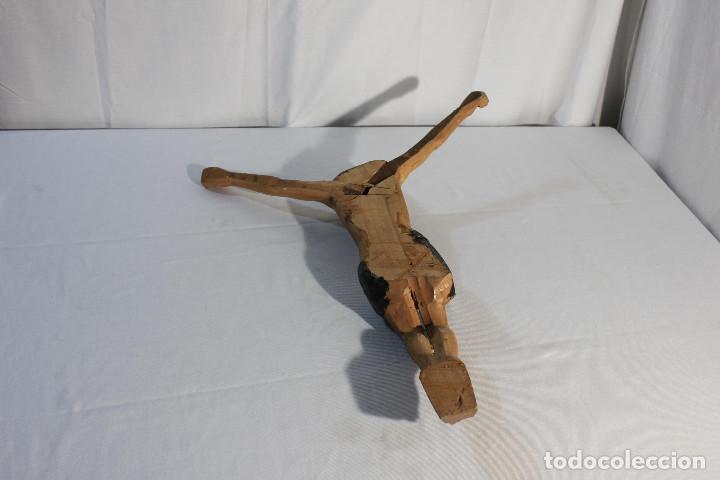 Antig&uuml;edades: CRISTO CRUCIFICADO MADERA CALZON NEGRO - Foto 8