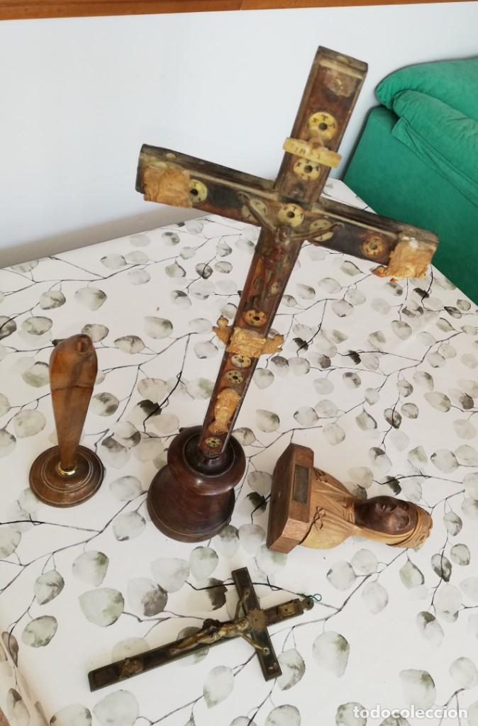 Antig&uuml;edades: Lote de objetos religiosos - Foto 1