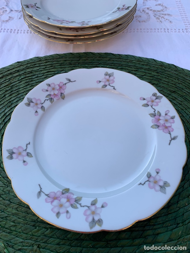 Antig&uuml;edades: Platos de postre porcelana de Bavaria - Foto 2