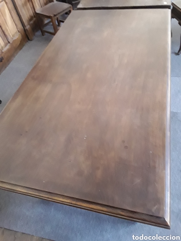Antig&uuml;edades: Mesa de nogal - Foto 4
