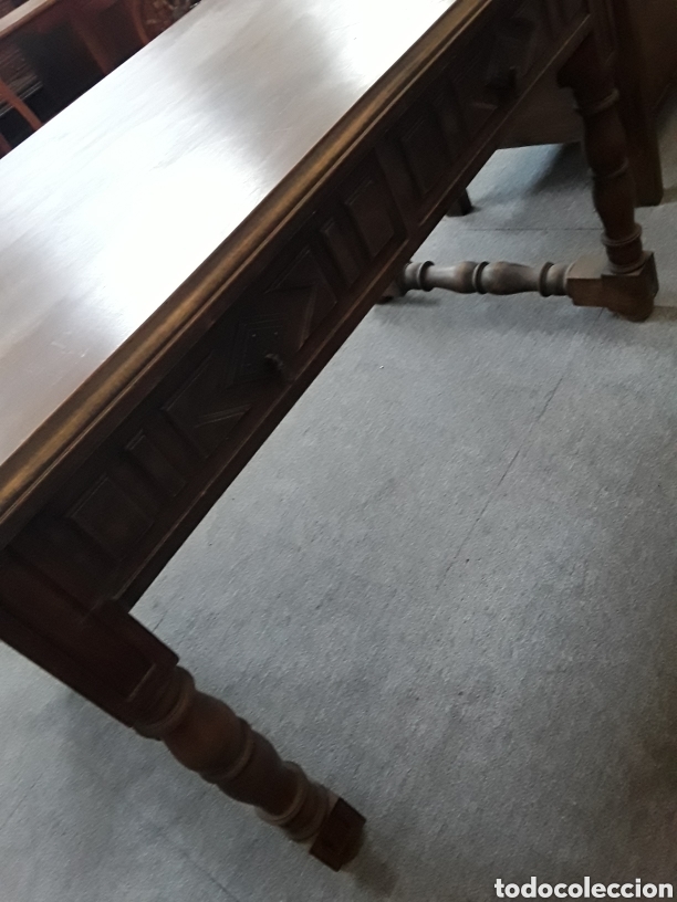 Antig&uuml;edades: Mesa de nogal - Foto 5