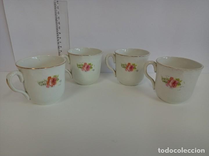 juego de cuatro tazas cafe con leche de ceramic - Compra venta en  todocoleccion