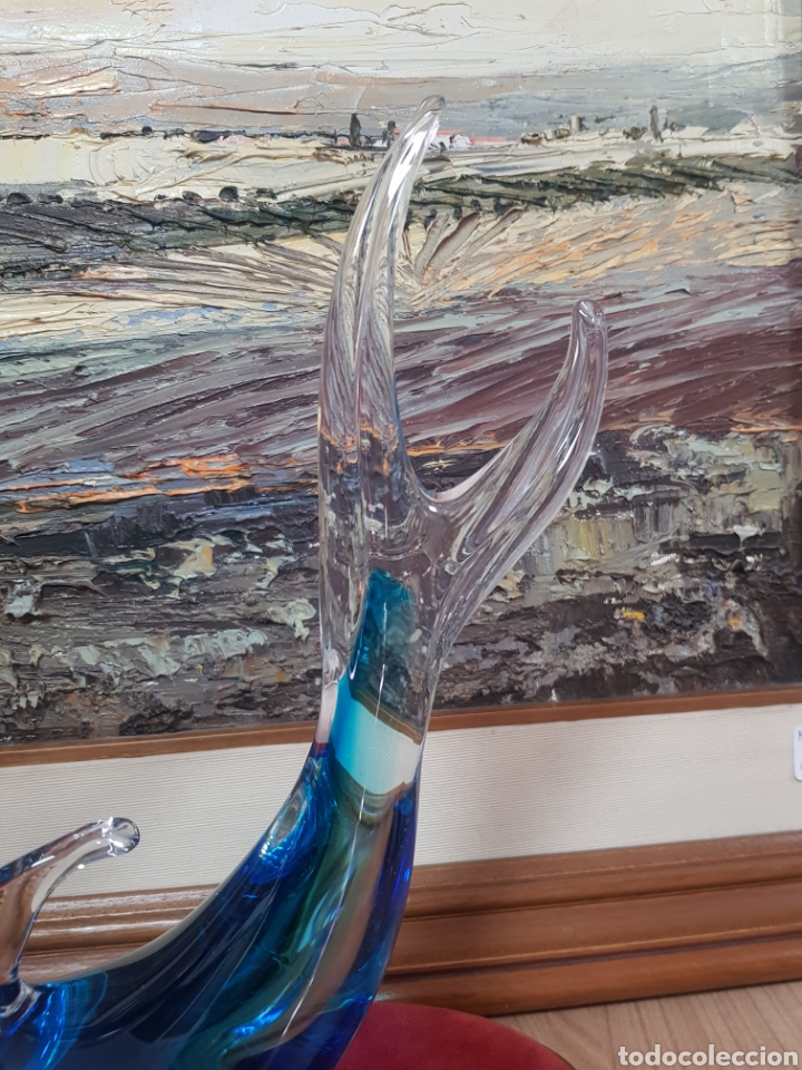 Antig&uuml;edades: TIBUR&Oacute;N DE CRISTAL.MURANO - Foto 2