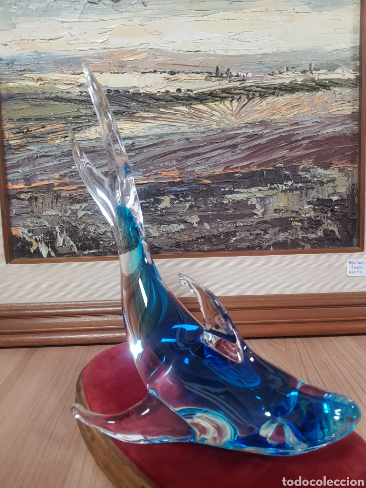 Antig&uuml;edades: TIBUR&Oacute;N DE CRISTAL.MURANO - Foto 4