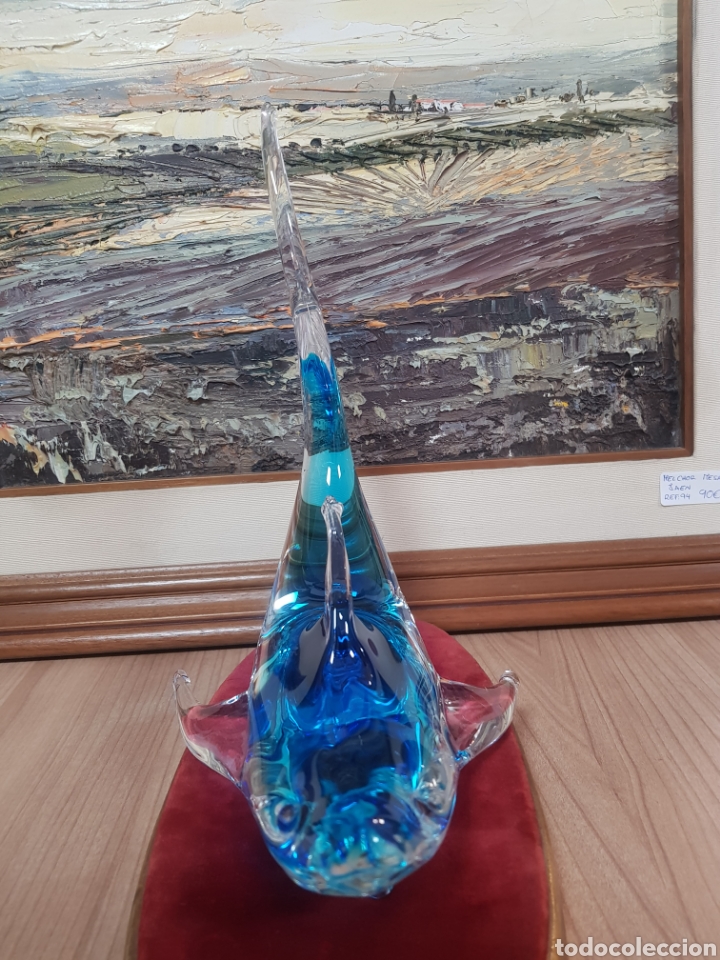 Antig&uuml;edades: TIBUR&Oacute;N DE CRISTAL.MURANO - Foto 5