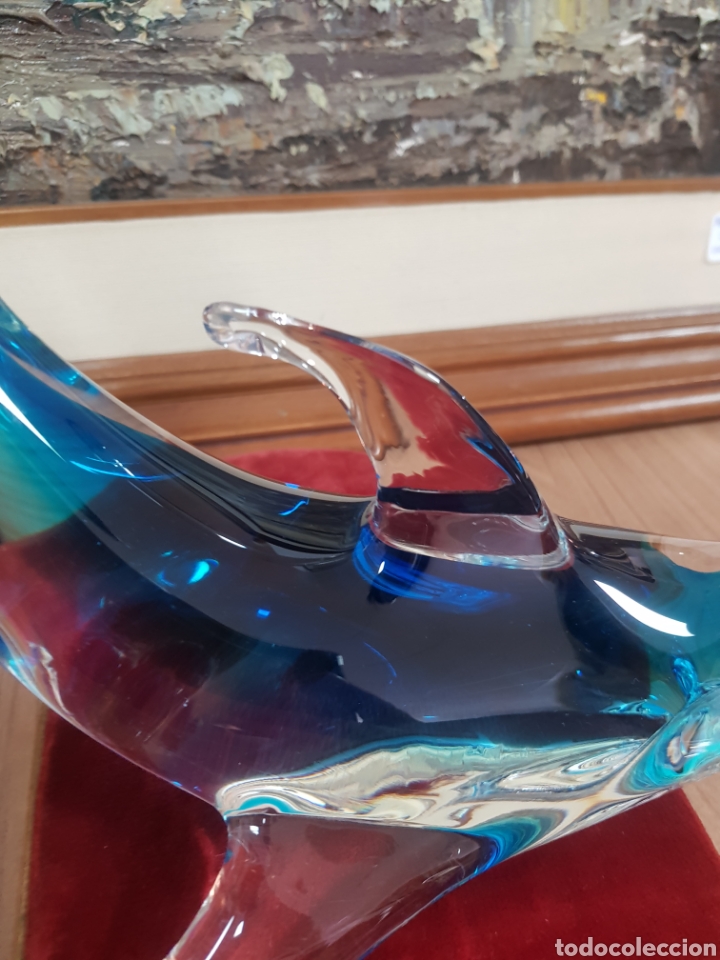 Antig&uuml;edades: TIBUR&Oacute;N DE CRISTAL.MURANO - Foto 6
