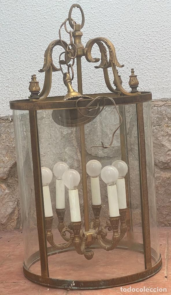 Antig&uuml;edades: Peculiar l&aacute;mpara antigua - Foto 4