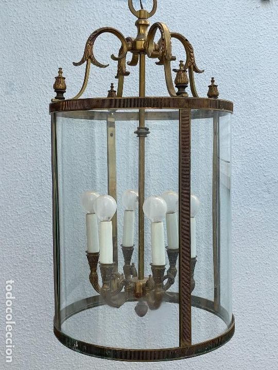Antig&uuml;edades: Peculiar l&aacute;mpara antigua - Foto 1