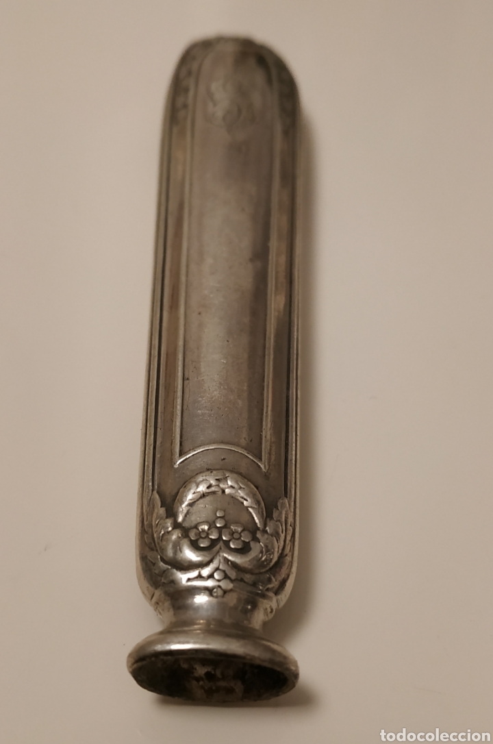 Antig&uuml;edades: Mango de cuchillo en plata 800 - Foto 1