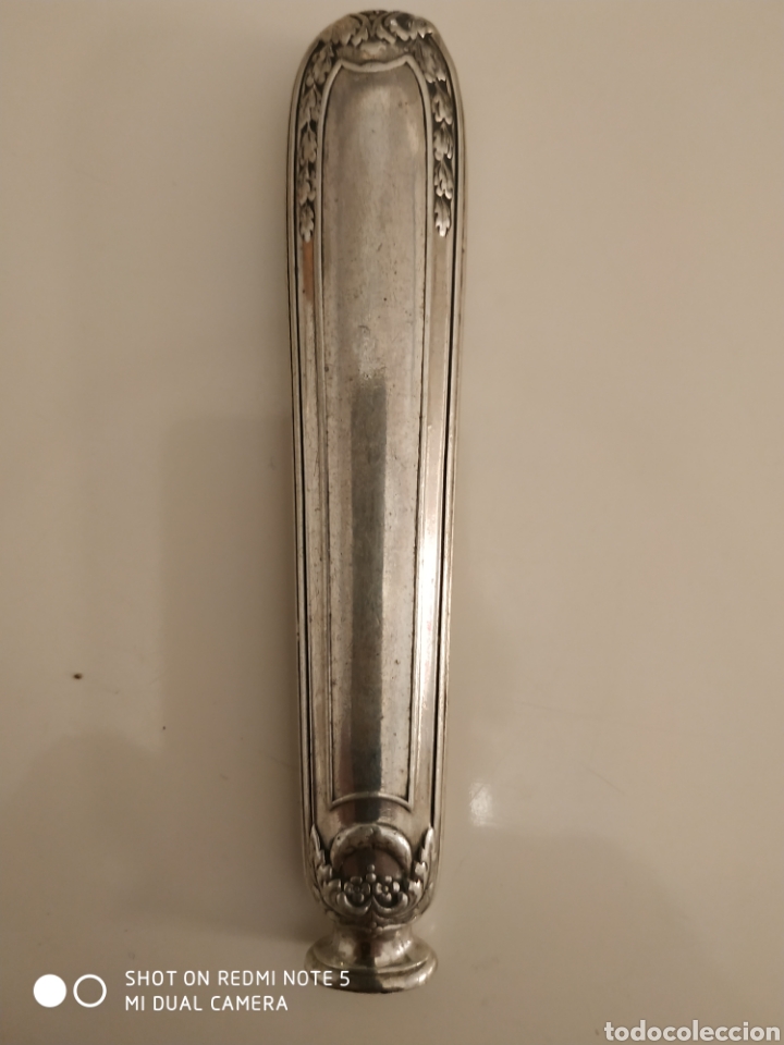 Antig&uuml;edades: Mango de cuchillo en plata 800 - Foto 2