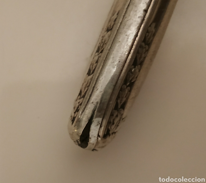 Antig&uuml;edades: Mango de cuchillo en plata 800 - Foto 4