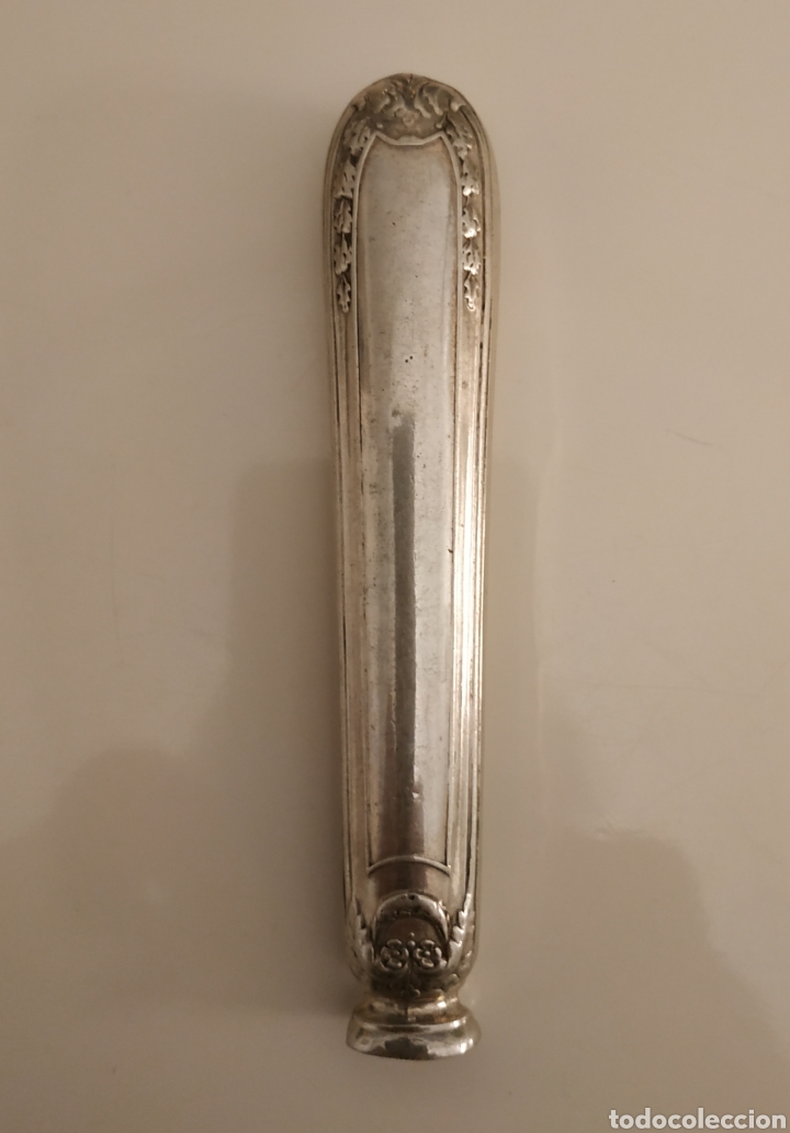 Antig&uuml;edades: Mango de cuchillo antiguo en plata 800 - Foto 2